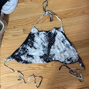 TIE DYE HALTER TOP